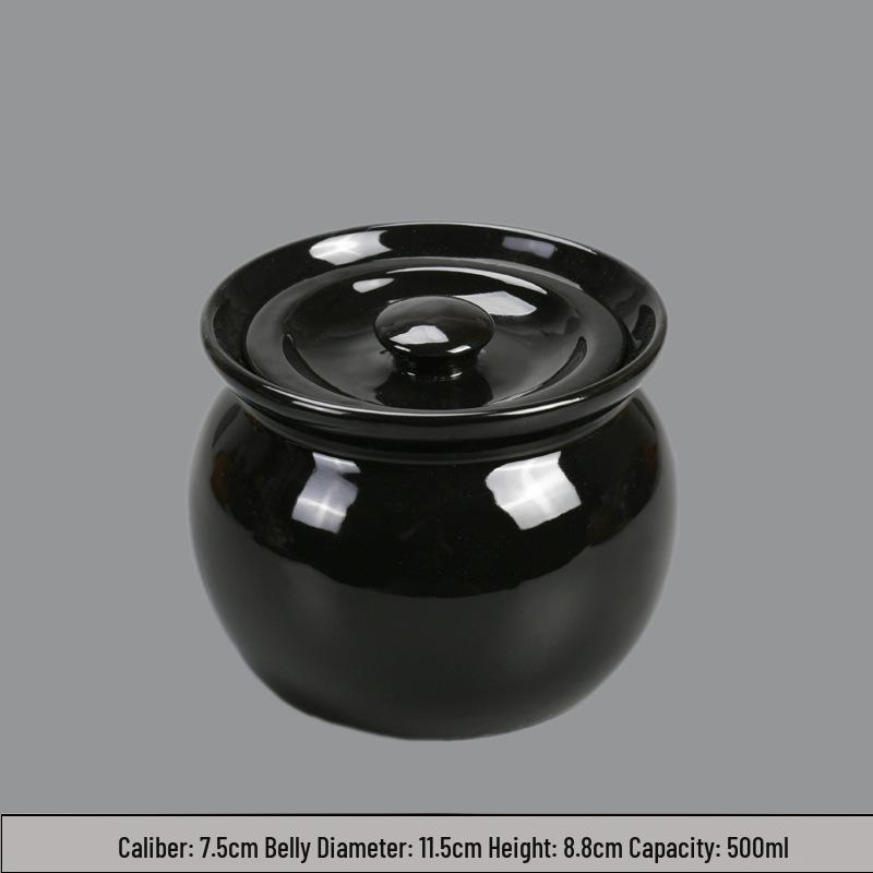 Large Capacity Ceramic Clay Pot Slow Cooker with Lid for Home or Restaurant Use