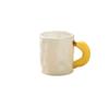 Creative Fun Apple Banana Mug Ceramic Coffee Cup Hand Painted Cup Milk Cup Underglaze Colored Couple Pair Cup