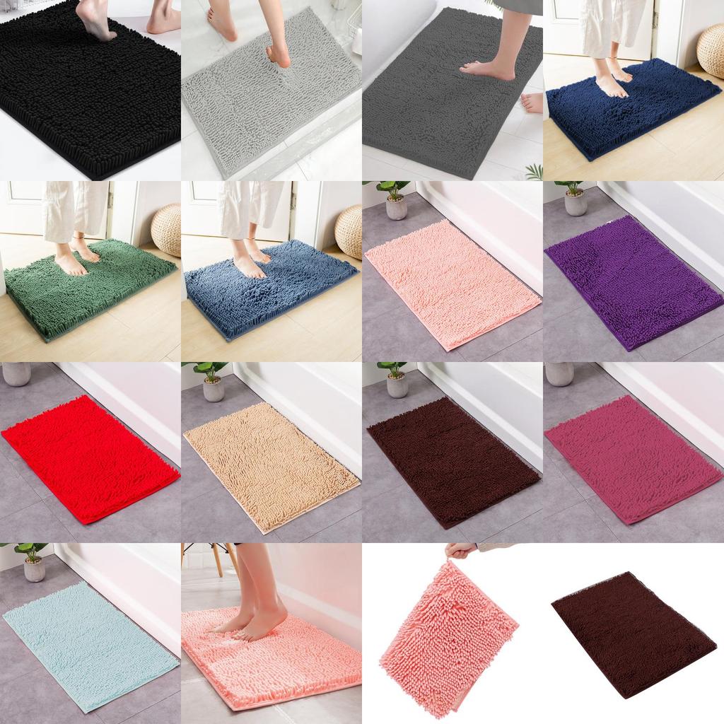 Koupelnová chenilová předložka Koberec Psí rohožky Absorpční Protiskluzové Koupelnové předložky Sprcha