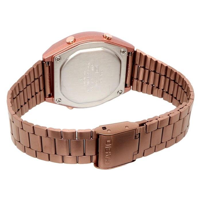 Casio Digital Watch Vintage Series B640WCG-5, Rose Gold, Glitter Face
