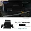 For Seat Leon MK3 2013 2014 2015 2016 2017 2018  Premium Suede Car Co-Pilot Toolbox Sticker Interior Trim Accessories