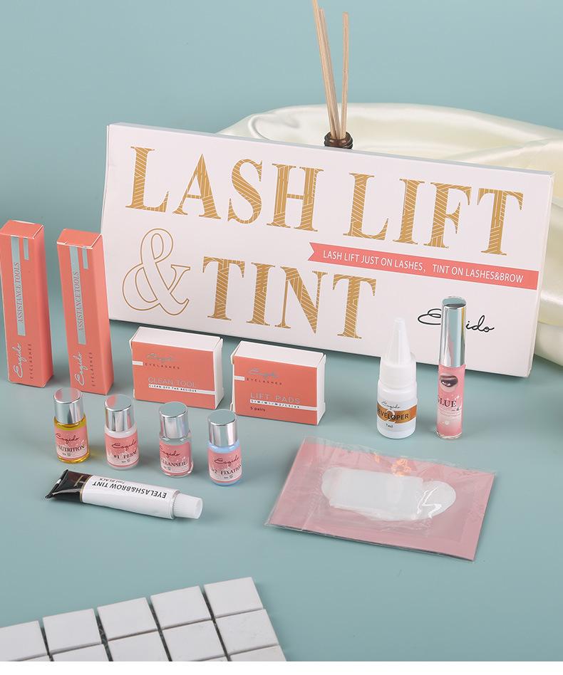 Keratin Eyelash Perm Solution Set for Thick, Curled, Barbie Doll Lashes