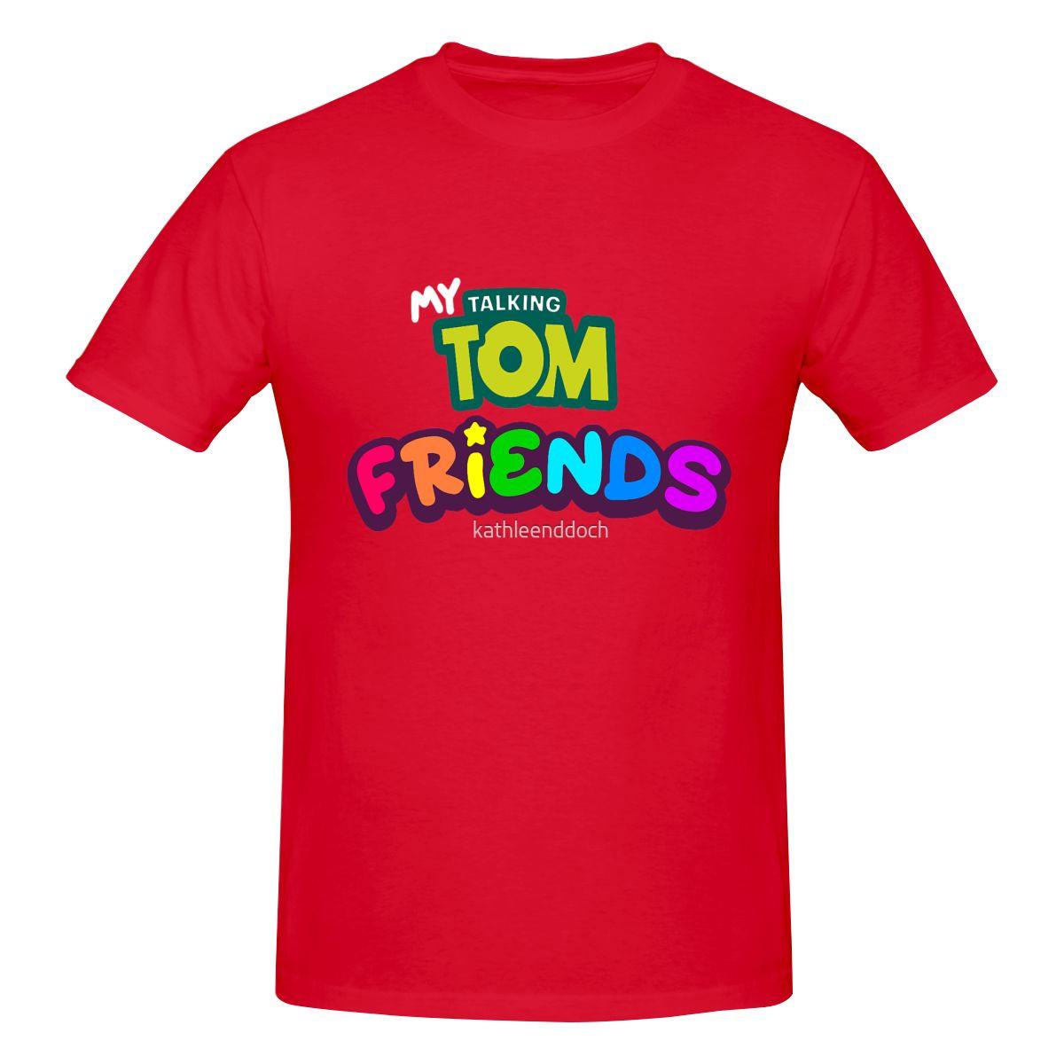 Смешная футболка Onetom The My Talking And Friends Tom 2 2021 Унисекс с принтом Свободный и приталенный крой Женские футболки S