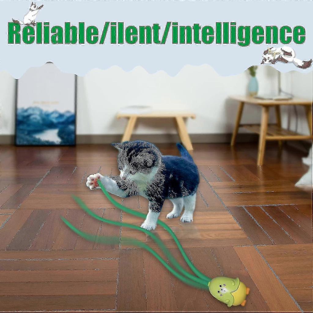Cat-themed interactive cat teaser, indoor interactive automatic cat teaser, electric pet play product.