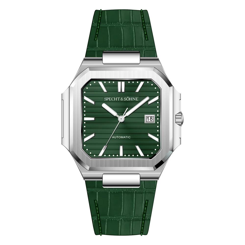 2025 Men's Classic Cubic Automatic Mechanical Watch 50M Waterproof Luminous Sapphire Crystal Reloj Hombre 41MM