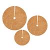 20/30/40CM Coconut Fiber Mulch Ring Natural Coconut Coir Tree Protector Mat Discs Indoor Outdoor Plants Pot Soil Cover Ring