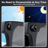 2/4Pcs Dust-proof Camera Lens Protect Cover Adjustable Light Shielding Sticker  Bright Environment