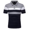Personality Men Slim Patchwork Shirt