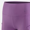 Nike Blossom Series Solid Color Mid-Rise Tight Fitness Shorts with Pocket Women Bottoms Purple DQ5926-532