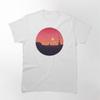 Adult Tee Tops Teenager Cotton Teeshirt Binary Sunset Printed T Shirt Brand Casual Short Sleeve for Men Mens Summer Tshirt