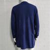 Autumn-Winter Men's Mid-length Loose Knit Cardigan - European & American Muscular Style Sweater