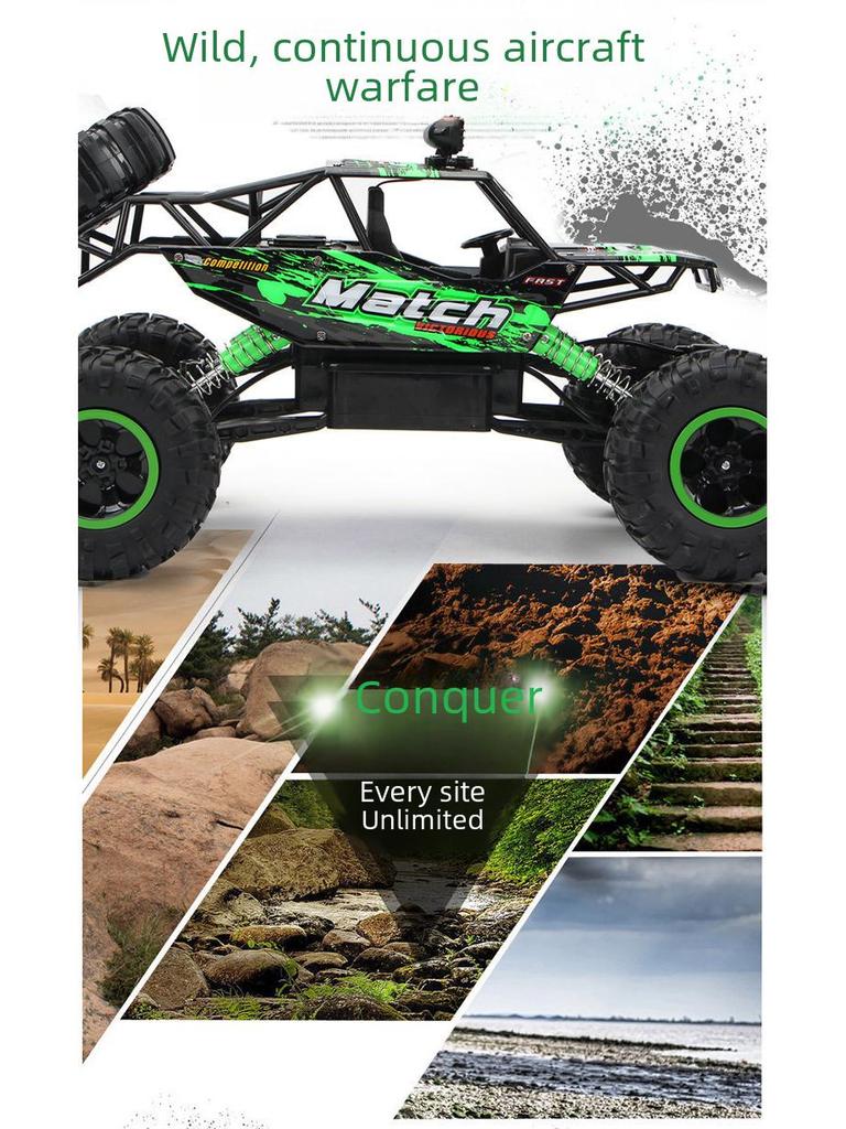 Τηλεκατευθυνόμενο Τερατώδες Φορτηγό RC Monster Truck 4WD για Drift Εκτός Δρόμου Υψηλής Ταχύτητας