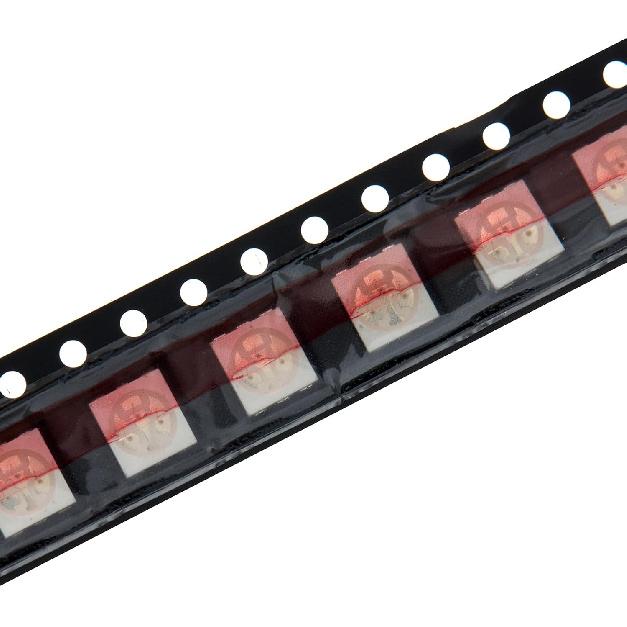 100pcs 5 Types Colors 5050 Red Yellow Blue Green White SMD LED Diode Lights Chips Kits (Surface Mount) 20mA High Intensity Lighting Components Light