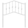 Replacement Headboard Metal White 80 Cm