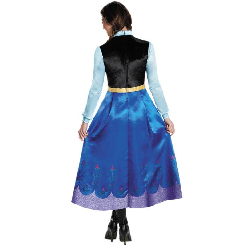 Costume di Halloween cosplay anime principessa anna elsa vestito vestito da adulto costume cosplay