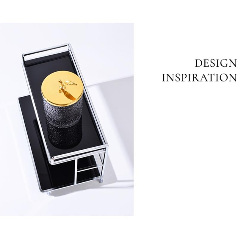 Dwupoziomowy stojak do przechowywania na blat Organizer do domu Sypialni Akademika Kosmetyki