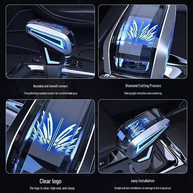 Luminous Gear Shift Knob for Toyota Land Cruiser, Highlander, RAV4, and Prado.