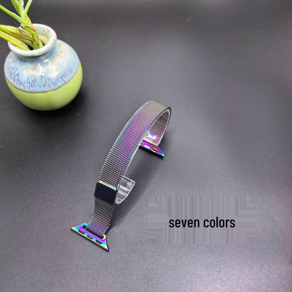 Damska opaska magnetyczna ze stali nierdzewnej w stylu mediolańskim do Apple Watch