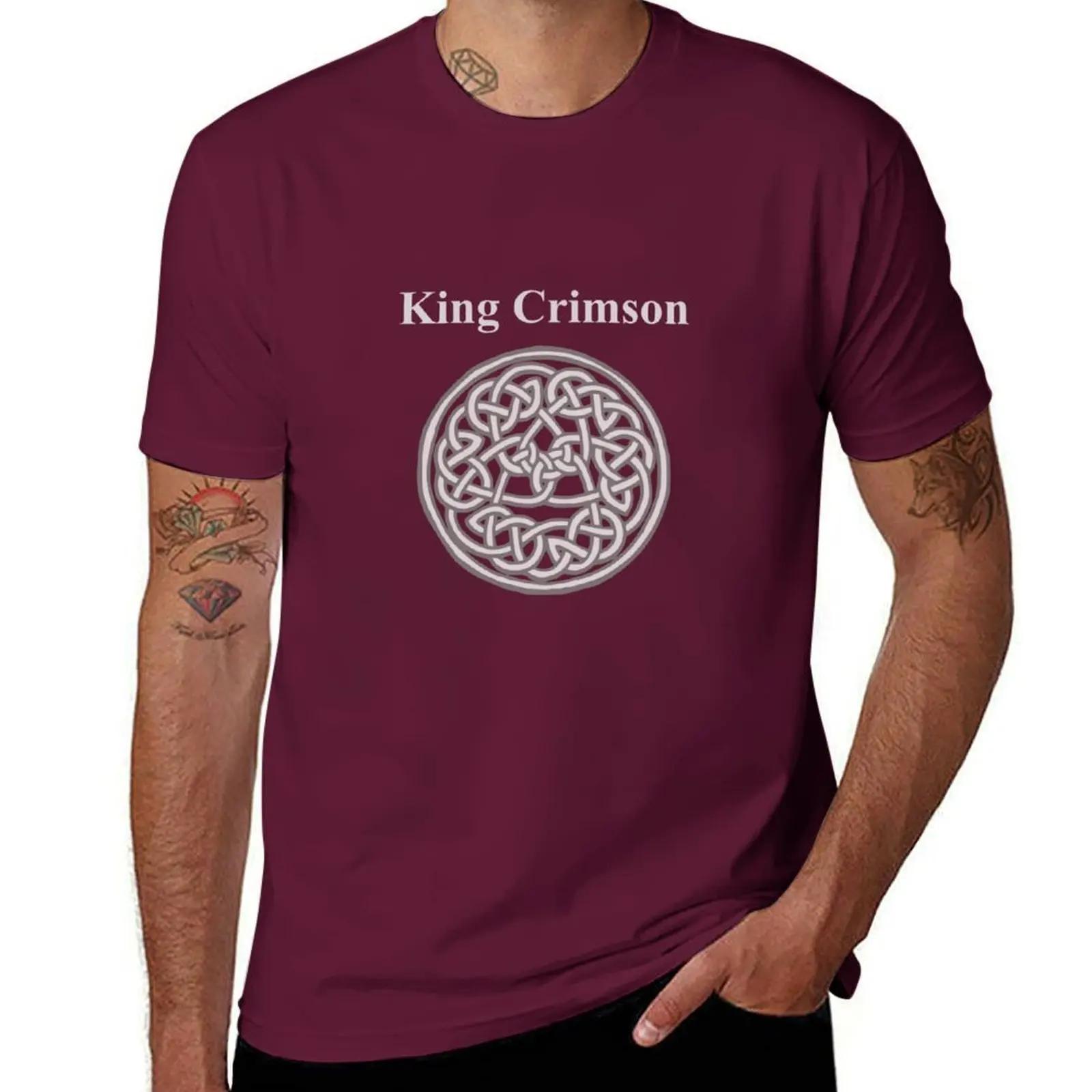 GUOYAN TOP 1982 King Crimson Vintage Discipline Album Promo T-shirt kawaii kleding oversized grafisch t-shirt Blouse goedkope spullen t-shirts mannen XL