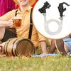 Ball Lock Beer Line Assembly Silicone Hose Lightweight for Homebrewing Flexible Keg Tap Kit