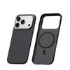 Plaid Texture Metal Lens For Magsafe Case For iPhone 17Pro 16Pro 17 17Pro Max Ultrathin Matte Shockproof Hard PC Cover