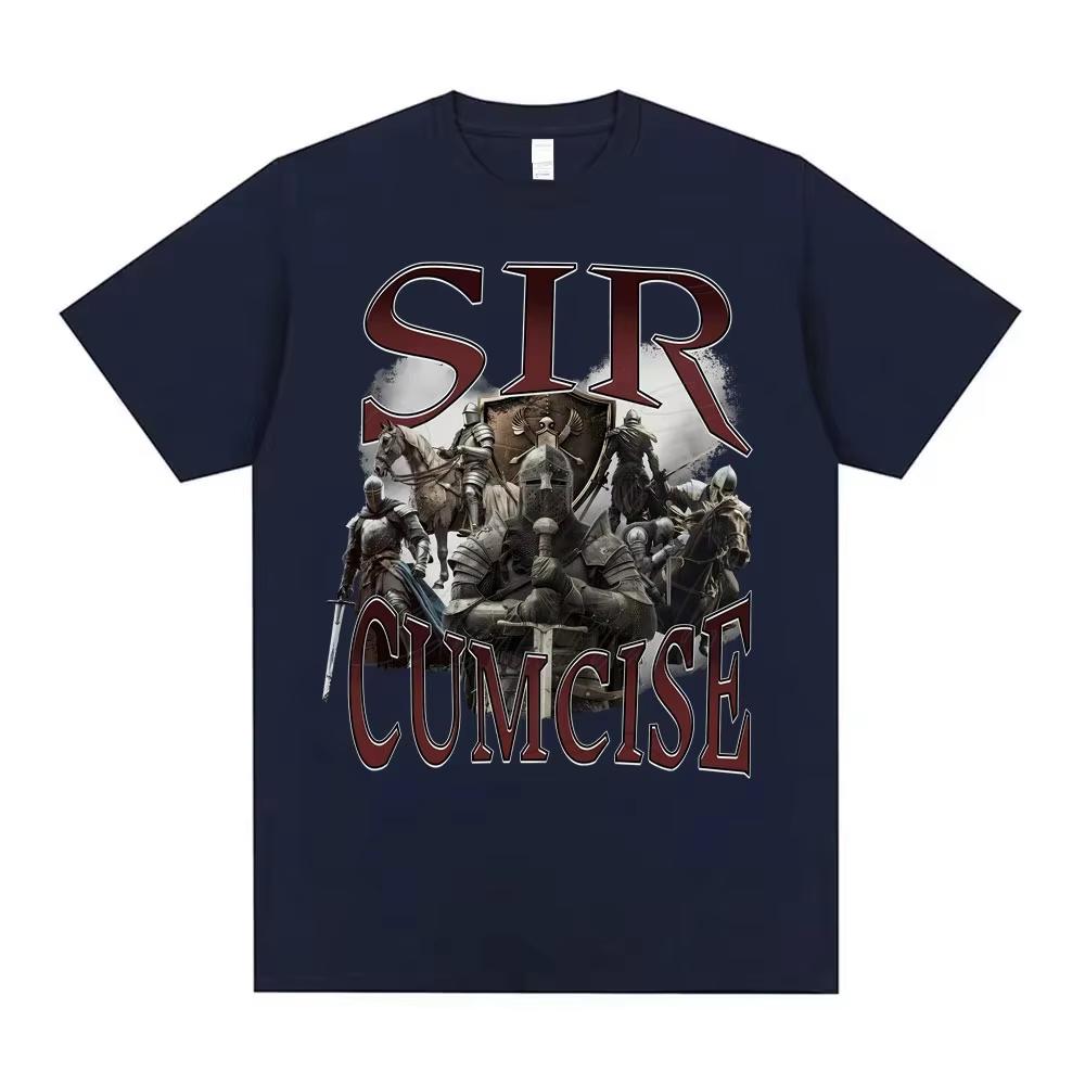 2026 Sir Cumcise Graphic T Shirt Men Women Vintage Tshirt Short Sleeve Men Casual Crewneck T Shirts Man pure Cotton Top