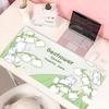 Lovely Rabbit Large Gaming Keyboard Mouse Pad Anime Green Plant Computer Gamer Tablet Mause pad Long Mousepad x Cute Mats
