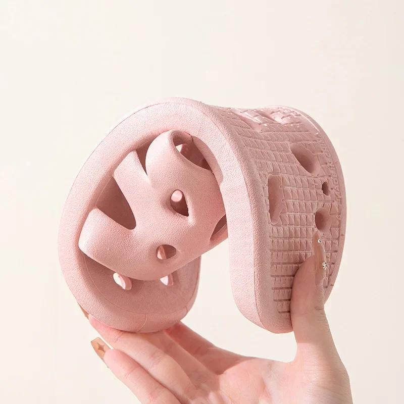 Non-Slip Feet Thick Men Leaking Summer Home Wholesale Bathroom Couple Women'S Non-Smelly Pvc Bottom Slippers 2025