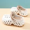 Couple Hole Shoes Men's and Women's Garden Shoes Bag Head Drag EVA Beach Shoes Breathable Sandals Two Wear Cool Slippers Non-slip