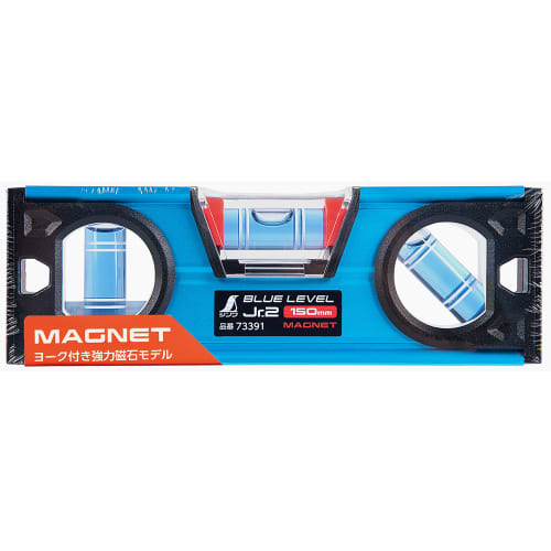 Shinwa Sokutei Blue Level Jr.2 150mm with Magnet 73391
