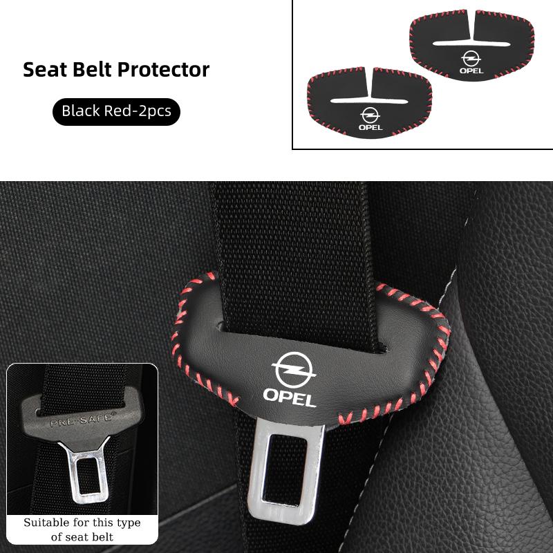 Anti Scratch Car Seat Belt Clip Protector Seatbelt Buckle Lock Cover For Opel Antara Zafira Meriva Mokka Grandland Ampera Vivaro