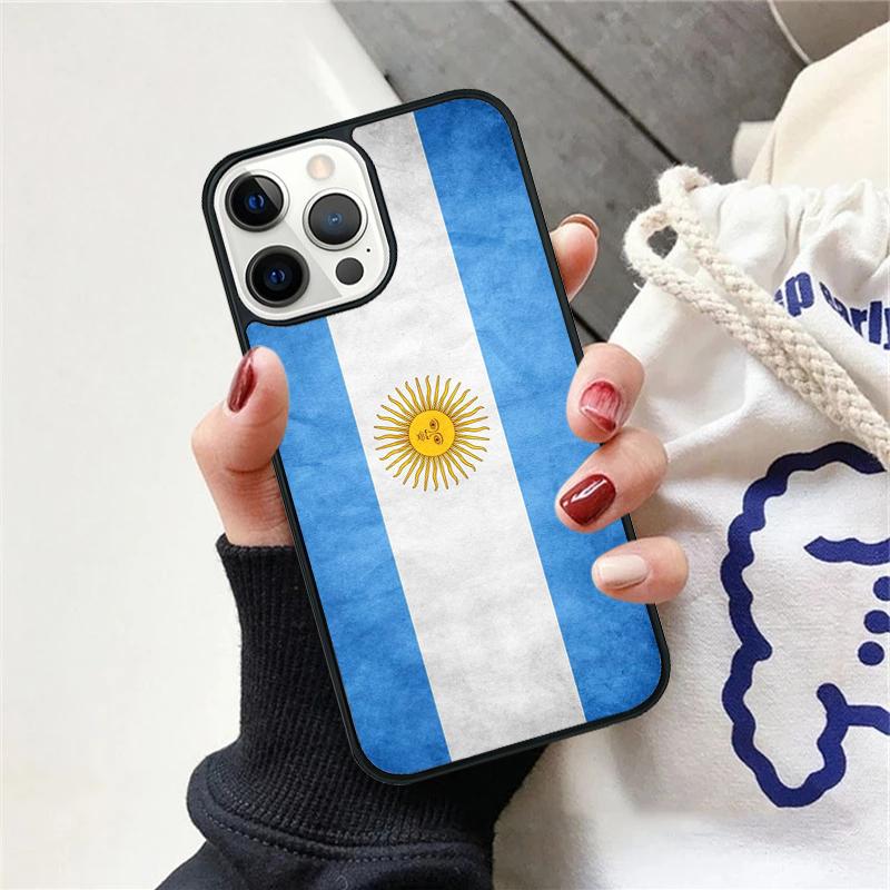 Argentine National Flag Phone Case For iPhone 17 Air 15 16 Cover 11 13 14 Pro Max 12 Plus Max Fundas