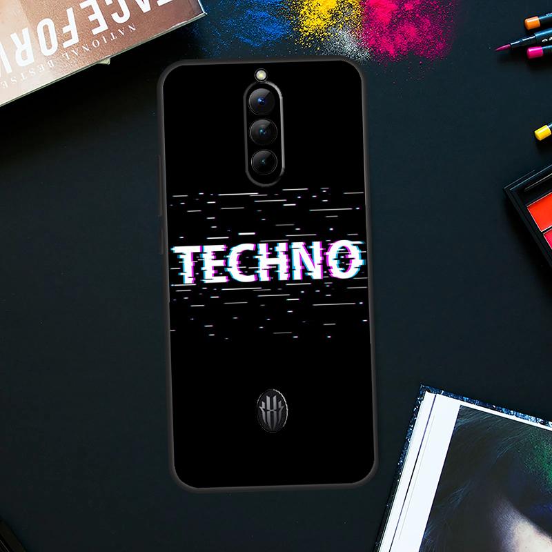 

Чехол Love Techno Music Quotes для ZTE Nubia Red Magic 9 Pro Plus RedMagic 8 8S Pro Plus 6 7 6S 7S Pro 5S 6R 5G Red Magic 5S