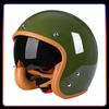 TT&COCASCOS Retro Open Face Helmets for Motorcycle Moto Vintage Men Women 3/4 Jet Helmet DOT Approved Capacete
