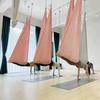 Solid Color Micro-Elastic Aerial Yoga Hammock – Anti-Gravity Seamless One-Piece Fabric Set for Yoga Studios.