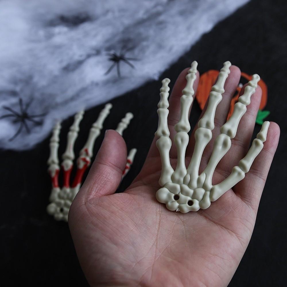 Scary Fake Skeleton Hands Realistic Spirit Claw Halloween Skeleton Hands  Halloween Themed Party