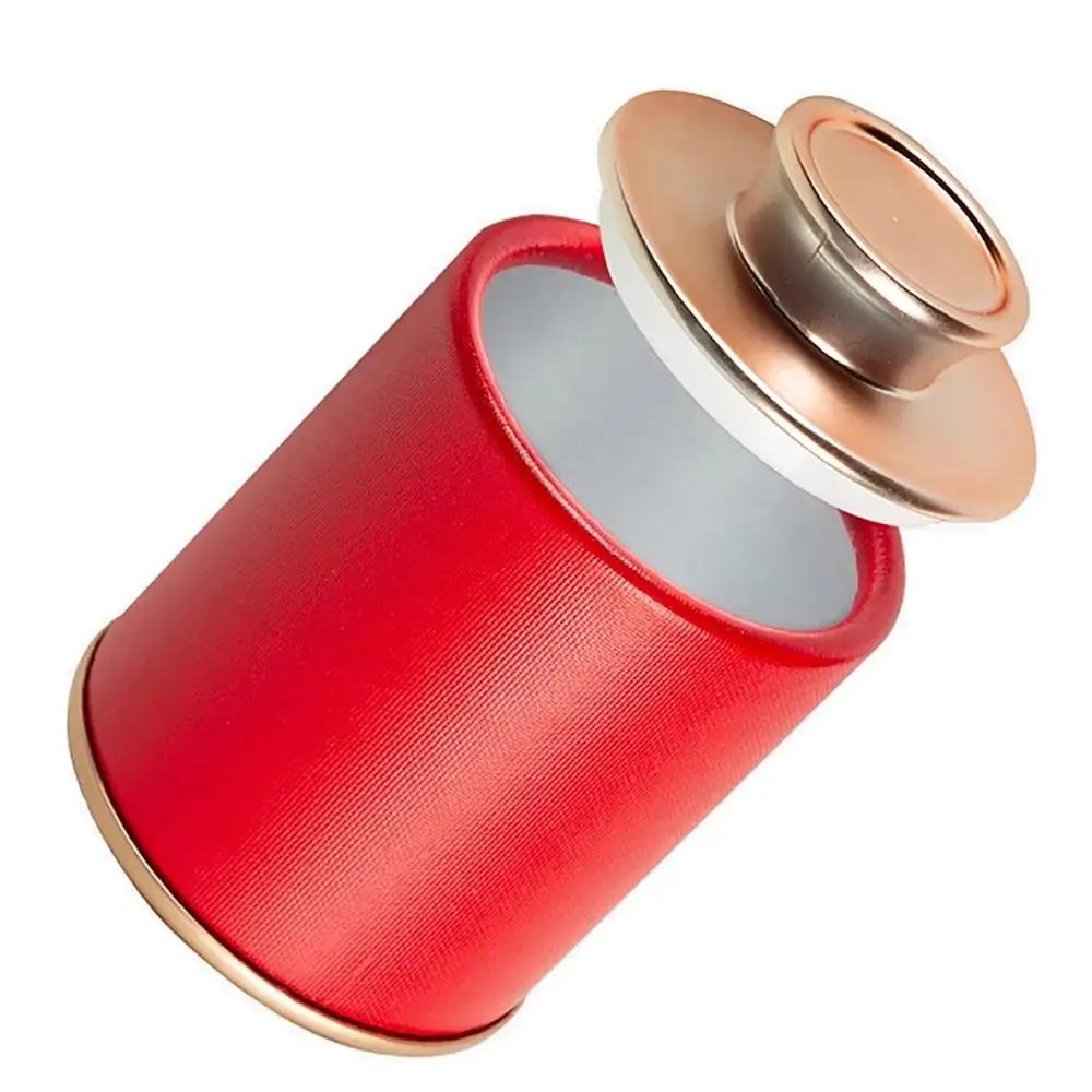 1Pcs Mini Packaging Box Small Tea Tin Household Empty Tan Storage Can Solid Travel Sealed Jar Green Black Tea