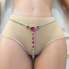 European And American New Red Love Waist Chain Fashionable Sexy Beach Thong Chain European Beautiful Woman Body Chain