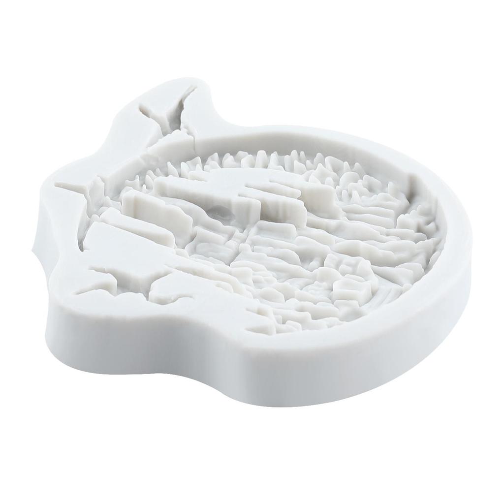 Castle Silicone Mold Moon Castle Fondant Molds Cake Decorating Tools Theme Cake Dessert Decorated Chocolate Candy Mold