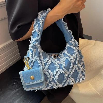 Women Canvas Bag Casual Niche Design New Fashion Shoulder Bag Handbag Purse High-Capacity Girls Bag