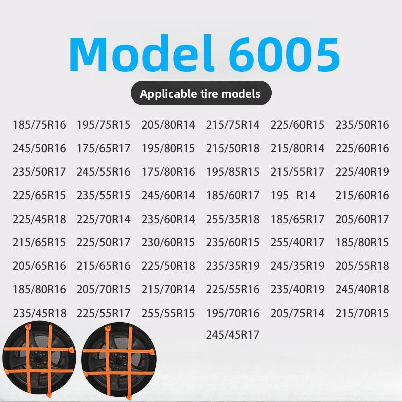 Schneekette Reifenkette Set Radbinder Gurte Autoreifen Ketten Winter Vollumwickelt Anti-Rutsch Socken Kette Anti-Rutsch Schnee Notfall