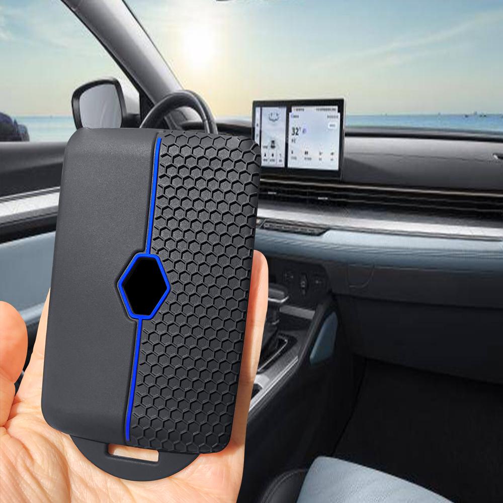 Silicone Car Key Case Cover for Dacia Duster Logan 3 Jogger Sandero for Renault Clio 5 Megane 4 Zoe Kadjar Captur Arkana Koleos