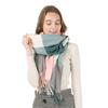 Windproof Imitation Cashmere Shawl Thick Shawl Wrap Casual Plaid Scarf  Autumn Winter