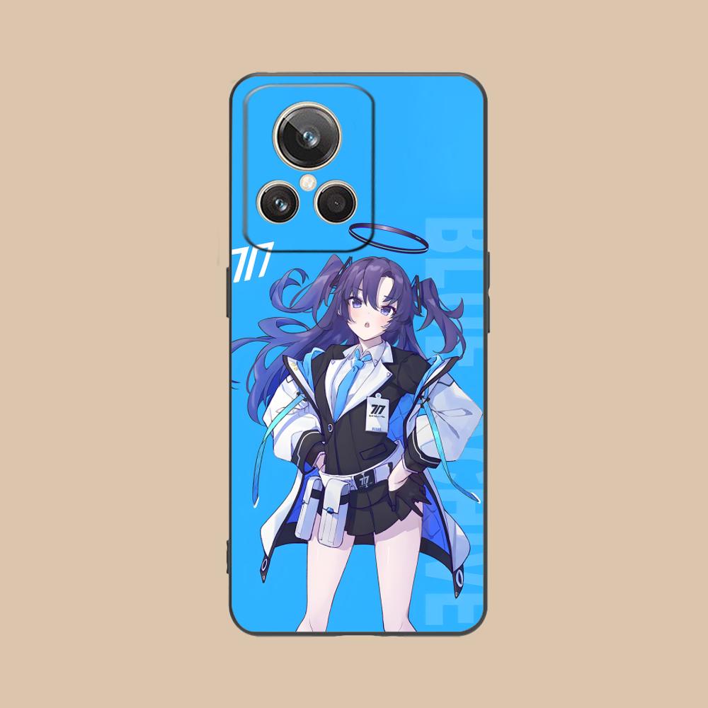 Blue Archive Yuuka Matte TPU Mobile Phone Case for Realme 15 14 13 12 11 10 9 Pro Plus T i Lite 5G Colorful Printing Cover