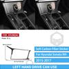For Hyundai Sonata 9 2015 2016 2017 Gear Box Trim Real Carbon Fiber Sticker Car Interior Accessories