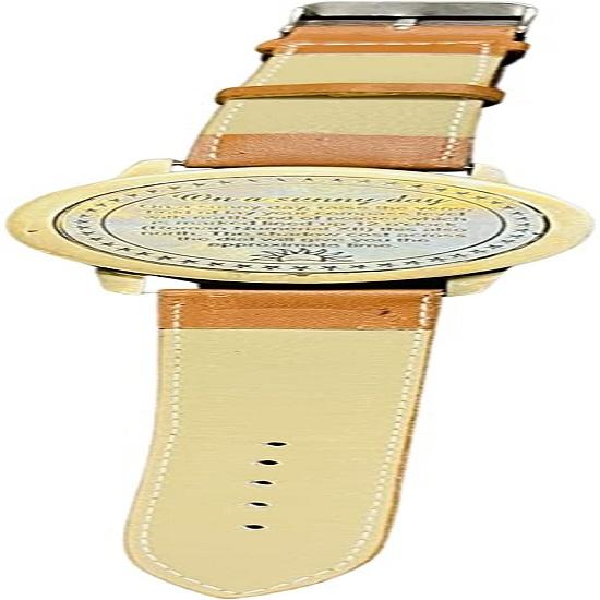 Sundial Compass Watch Vintage Brass Hand Watch Sundial and Compass