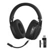 ATTACK SHARK L60 Casque de jeu sans fil Batterie 40 mm Son surround 3D Bruit Amovible Transparent Compatible avec et Certification des normes techniques