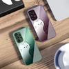 Advanced Cat Color For Samsung Galaxy S10 4G S20 11E 30 S21 21 22 S24 Fe Pro S23 S25 Ultra 5G S9 Tempered Glass Phone Case
