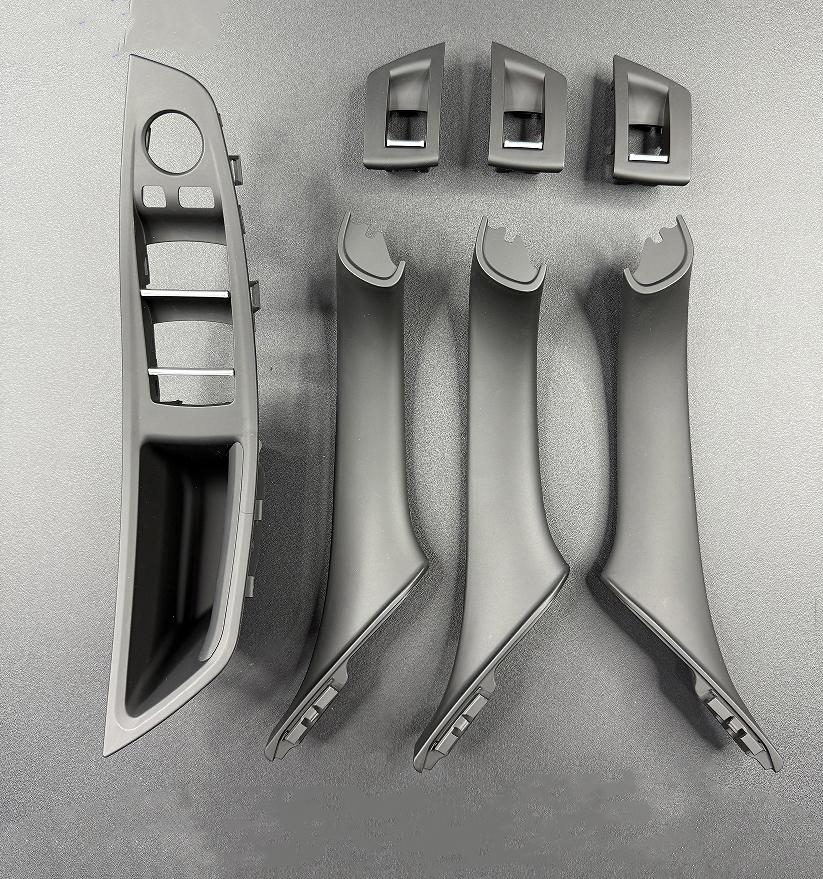 Factory Carbon Fiber Inner Handle Interior Door Handle for F10 F11 BMW 5 Series Armrest Pull Trim Cover 7 Pcs Set