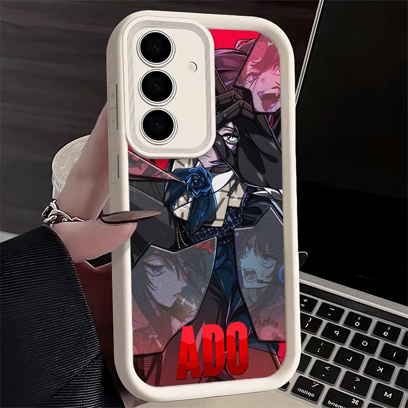 Phone Case for Samsung Galaxy S26 S25 Ultra S24 FE Ado Cartoon K-Kyogen X Uta Shell S23 Plus S22 + S21 S20 5G Soft Silicone Fund Samsung S20